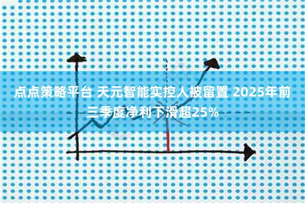 点点策略平台 天元智能实控人被留置 2025年前三季度净利下滑超25%